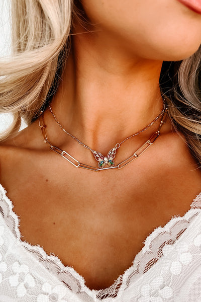 Lover Era Buttefly Stack Necklace