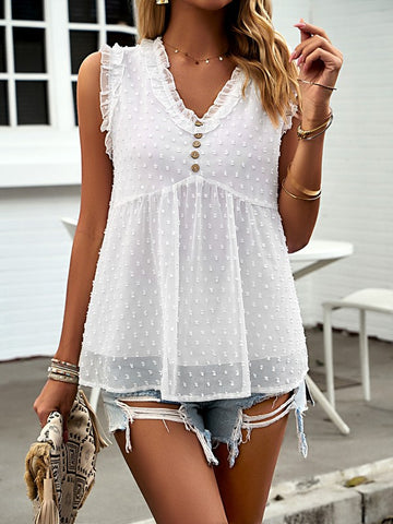 Southern Summers White Blouse