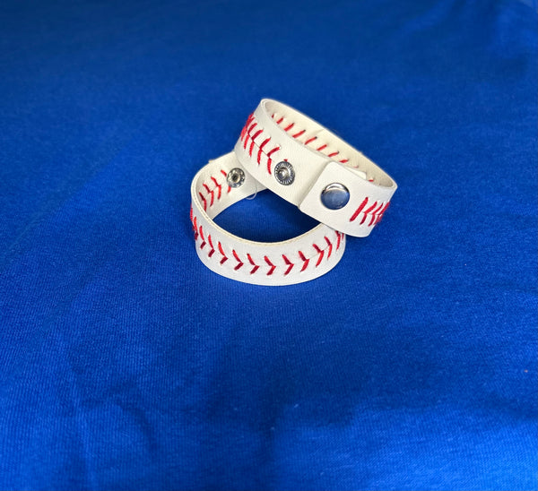 Baseball Sports Leather Bracelet