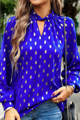 Lily's Royal Button Collar Blouse