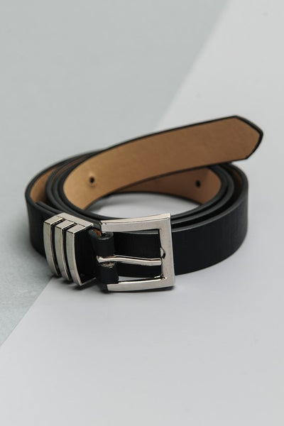 Square Buckle Leather Belts