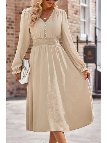 Simply Perfect Dress in Apricot