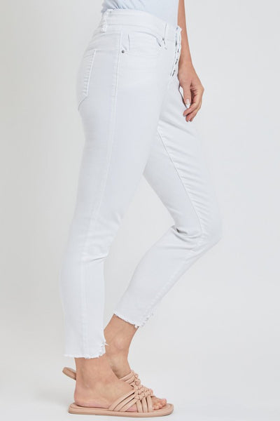 Jen's Buttonfly Jeans White