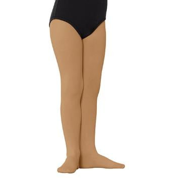 Euroskins Footed Tights - Suntan (Youth)