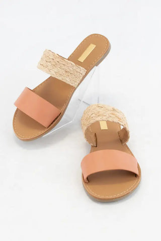 Athena Ash Coral Slide Sandal