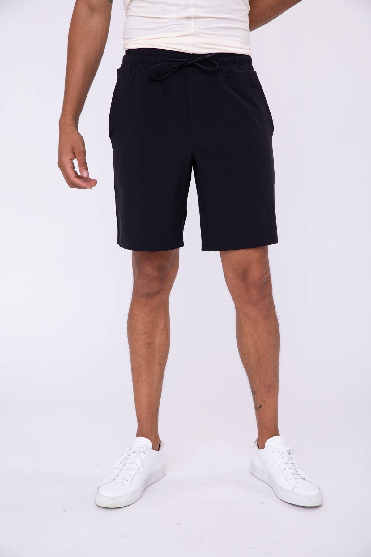 Men’s Drawstring Shorts with Pockets Black