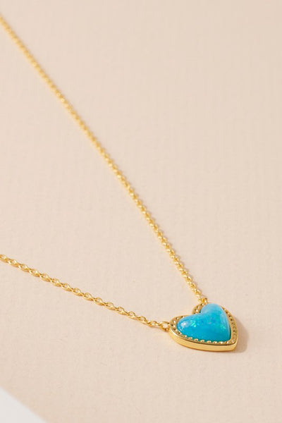 Full of Love Glitter Heart Necklace