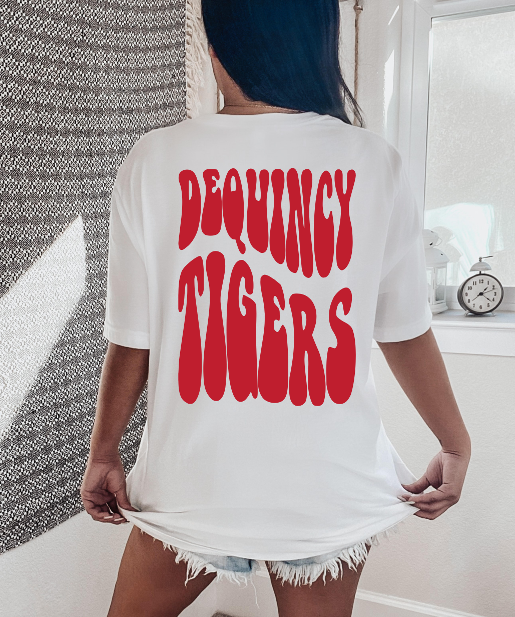 Deqincy Tigers Retro Tee